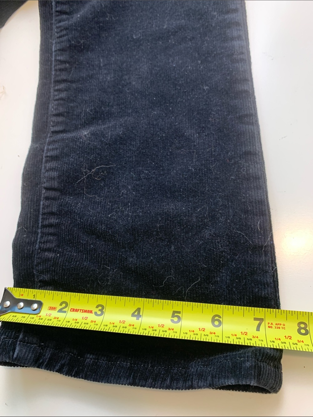 Lauren Ralph Lauren Black Label Black Straight-Leg Corduroy Jeans - Picture 15 of 16